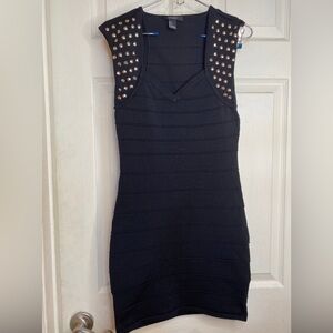 Studded bodycon dress forever 21 size S